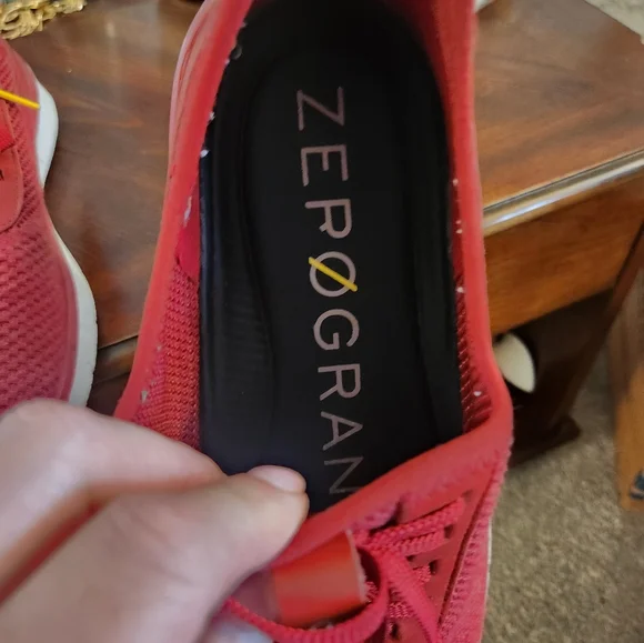 Cole Haan ZeroGround Red Slip-On Sneakers Size 12M - Picture 8 of 15